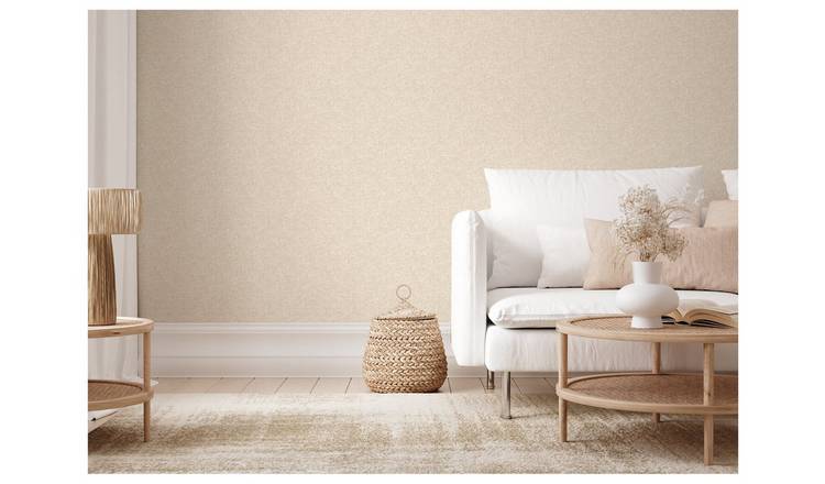 Esselle Home Textured Weave Cream Wallpaper