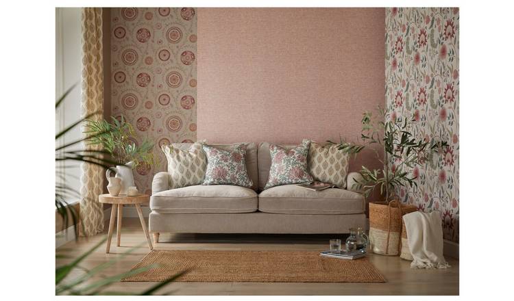 Esselle Home Textured Weave Pinks Wallpaper