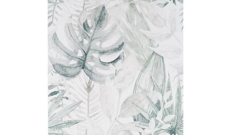 Arthouse Chalky Tropical Navy Wallpaper