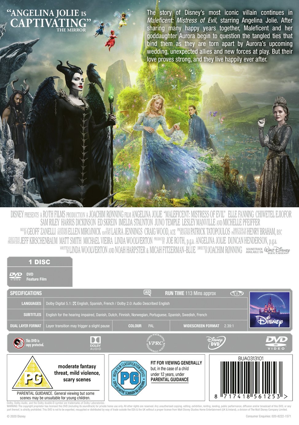 Maleficent: Mistress of Evil DVD Review