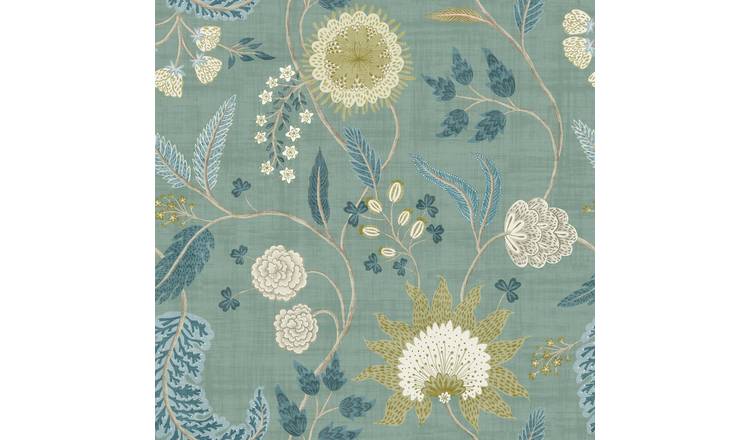 Esselle Home Fable Trail Seafoam Wallpaper