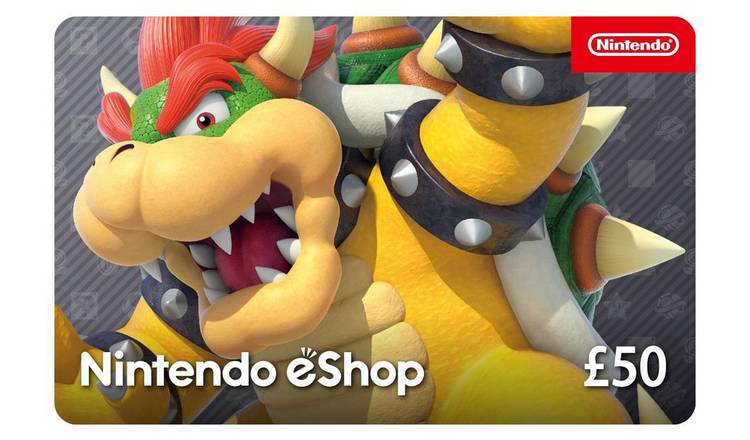 Nintendo gift card argos discount