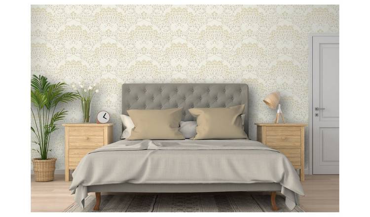 Arthouse Floral Trail Natural Wallpaper