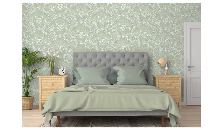 Arthouse Floral Trail Sage Wallpaper