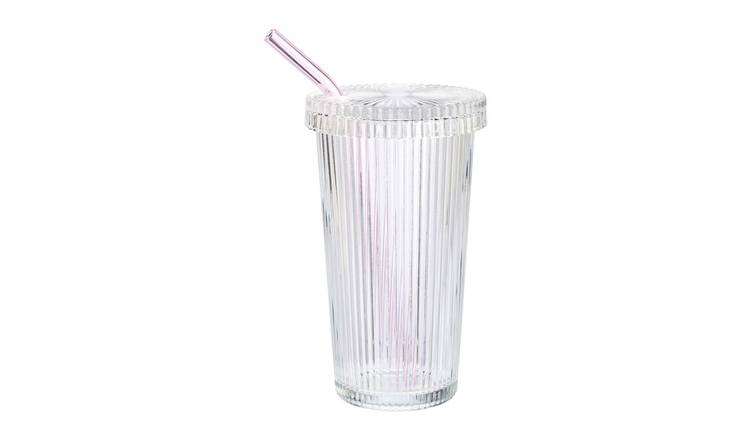 Home Clear Glass Iced Coffee Cup - 375ml