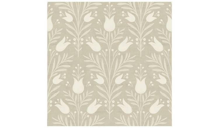 Esselle Home Tulip Taupe Wallpaper