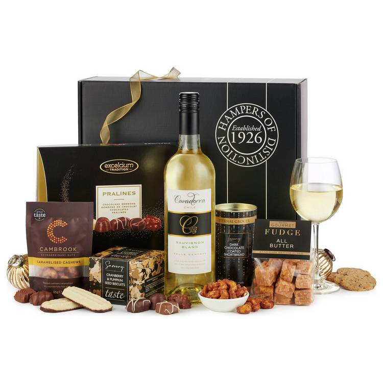 The Celebration with White Wine Gift Box 0