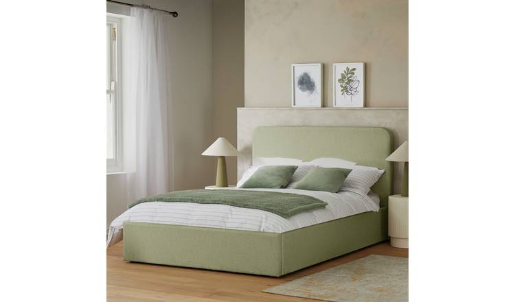 Habitat Chadwell Double End Lift Ottoman Bed - Sage