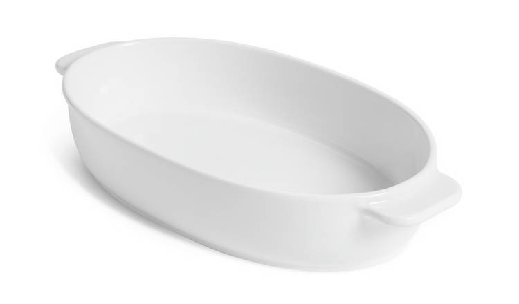 Habitat Riko Medium Ceramic Oval Roasting Dish