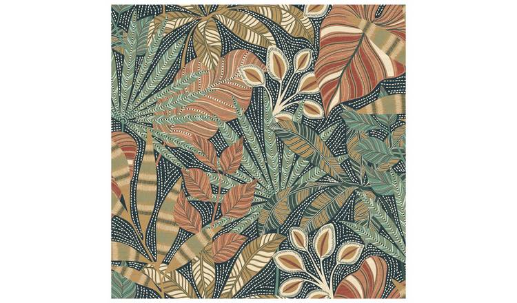 Esselle Home Kirra Leaf Navy Wallpaper