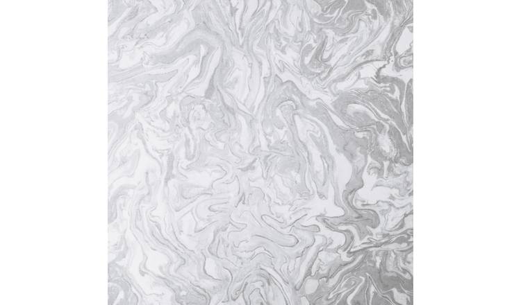 Arthouse Liquid Marble Grey Wallpaper