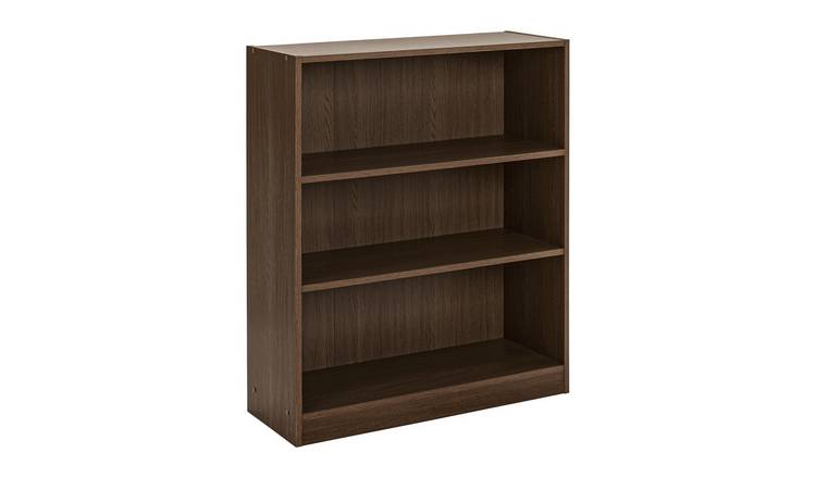 Argos Home Maine Short Bookcase - Walnut