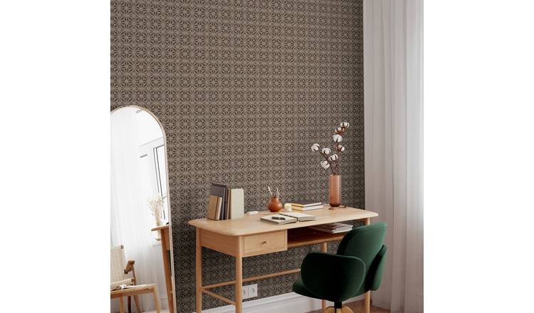 Arthouse Moorish Mosaic Brown Wallpaper