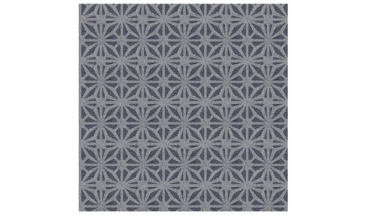 Arthouse Moorish Mosaic Blue Wallpaper