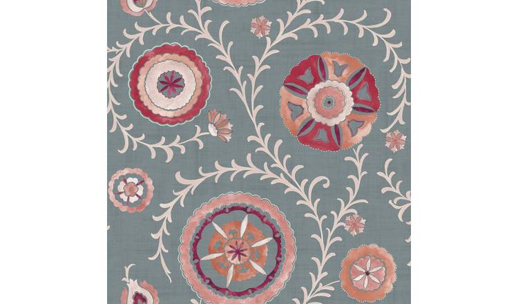 Esselle Home Nahlia Trail Blue Wallpaper