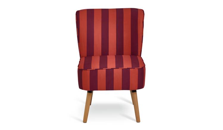 Habitat Eppy Fabric Chair - Burgundy