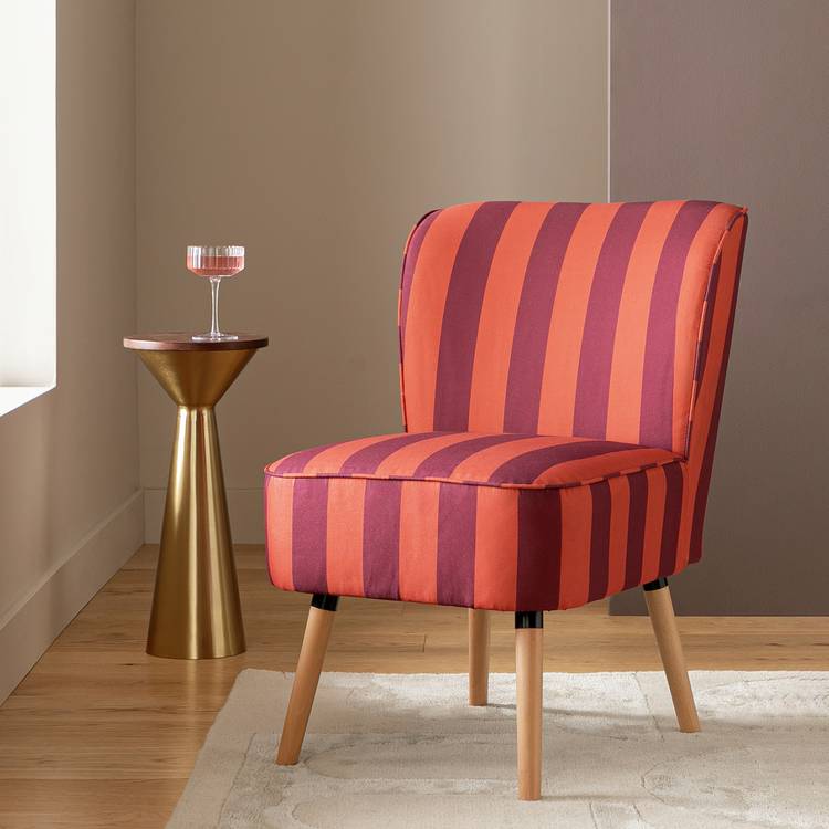 Habitat Eppy Fabric Chair - Burgundy 0