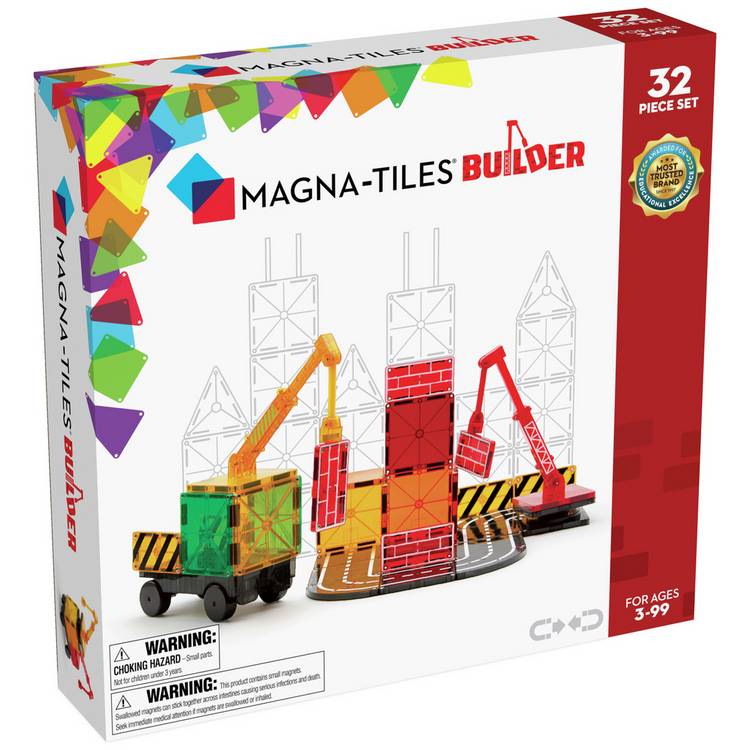 Magna-Tiles Builder 32 Piece Set 0