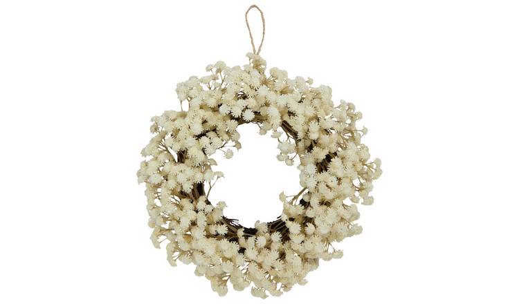 Home Faux Mini Linium Wreath