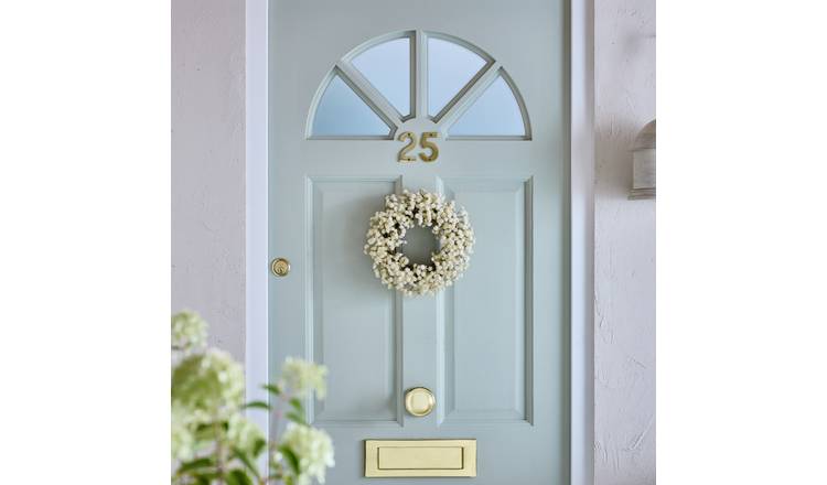Home Faux Mini Linium Wreath