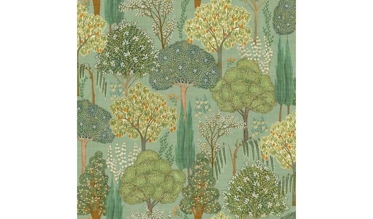 Esselle Home Persian Oasis Green Wallpaper