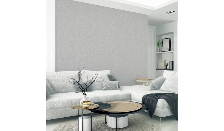 Arthouse Quartz Textured Silver Wallpaper