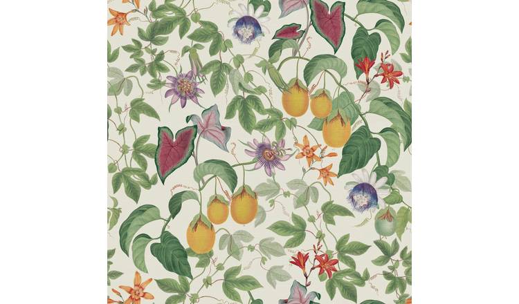 RHS Citrus N Vine Cream Wallpaper