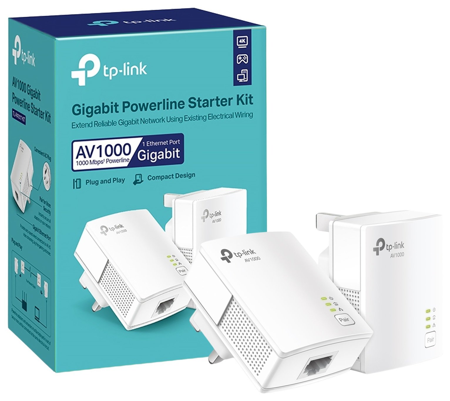 TP-Link AV1000 Powerline Starter Kit