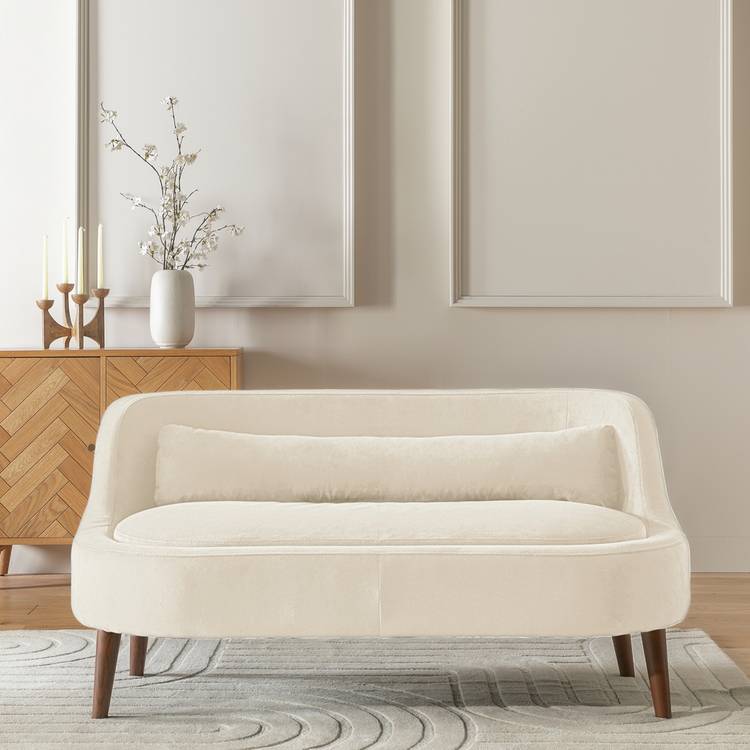 Habitat Beckett Fabric 2 Seater Sofa - Natural 0