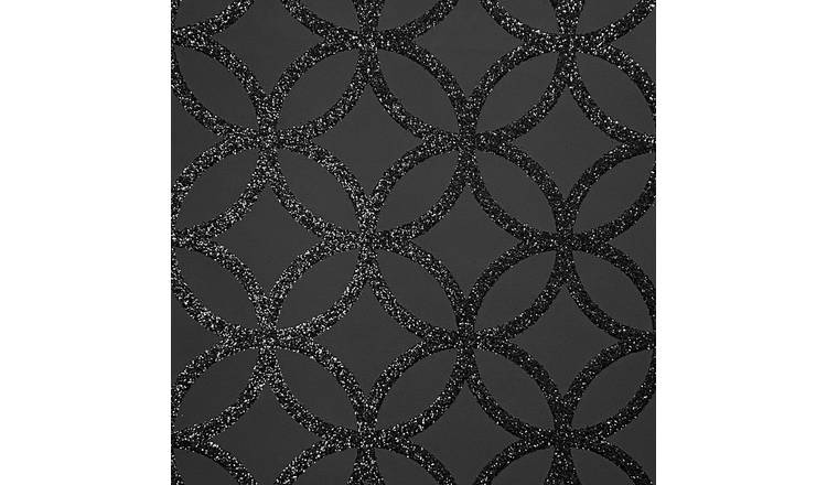 Arthouse Sequin Black Wallpaper