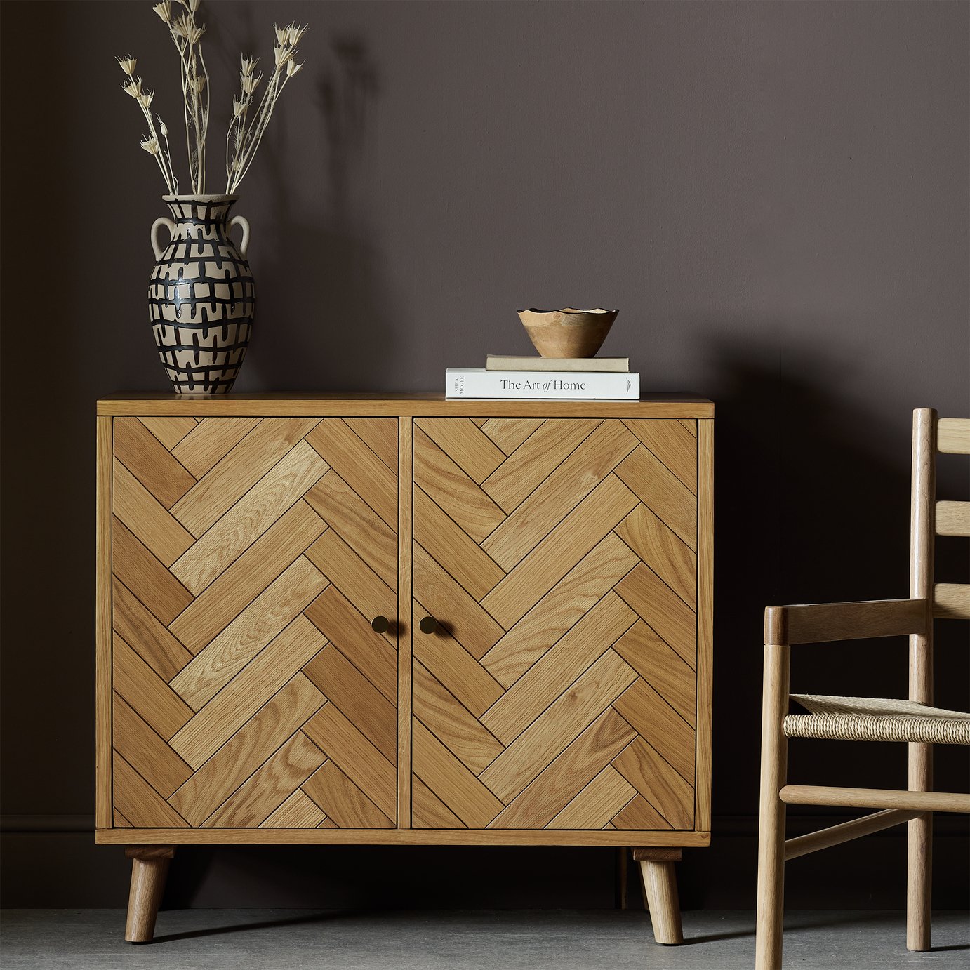 Habitat Afram 2 Door Sideboard - Oak