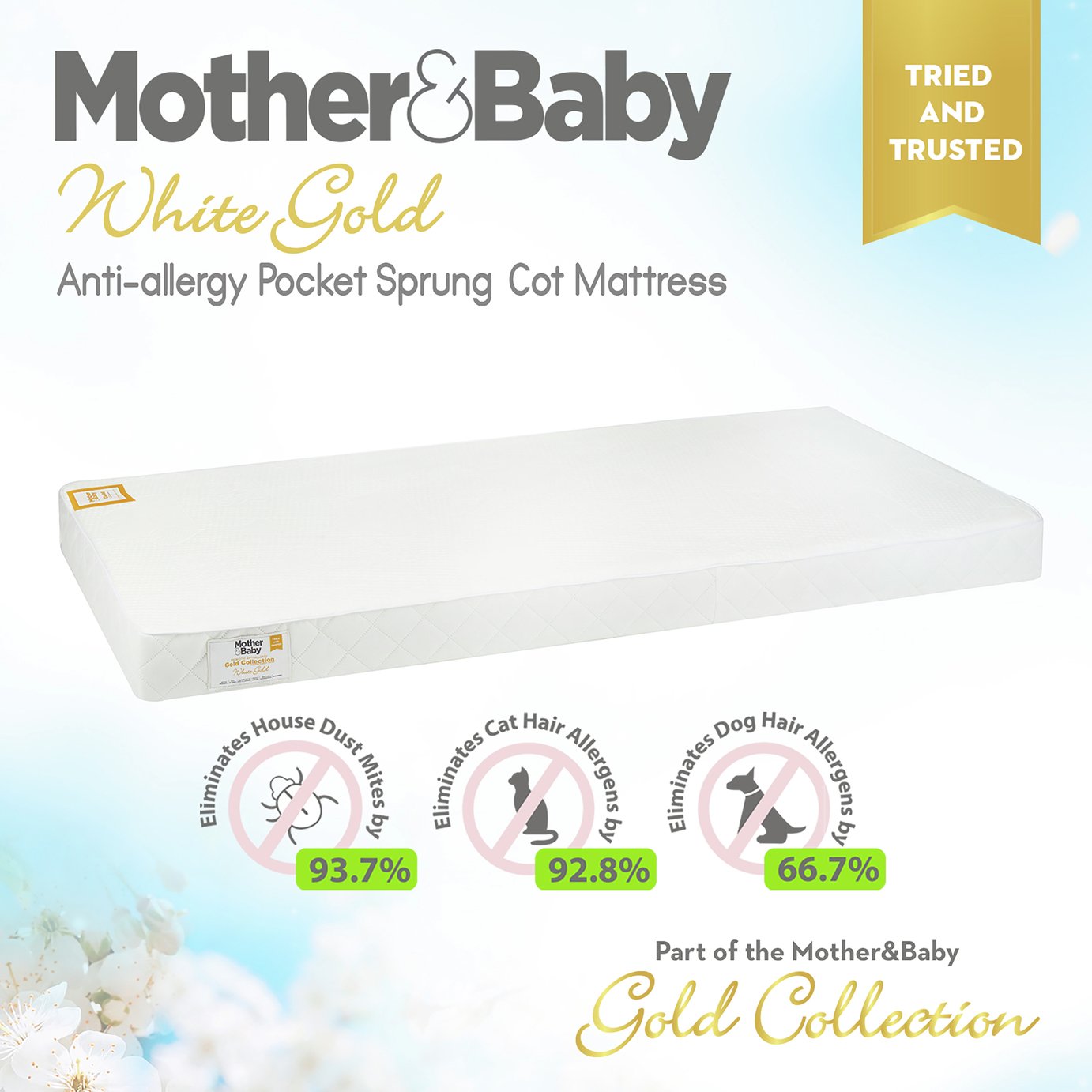 Mother&Baby 120 x 60cm Anti-Allergy Pocket Cot Mattress Review