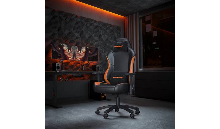 Anda Seat Luna Premium Gaming Chair - Black & Orange