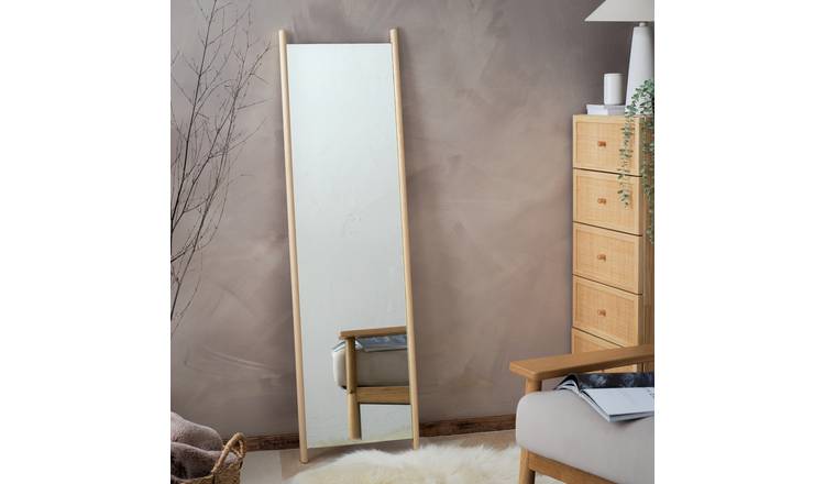 Habitat Solid Ash Full Length Wall Mirror - 151x43cm