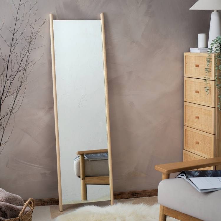 Habitat Solid Ash Full Length Wall Mirror - 151x43cm 0