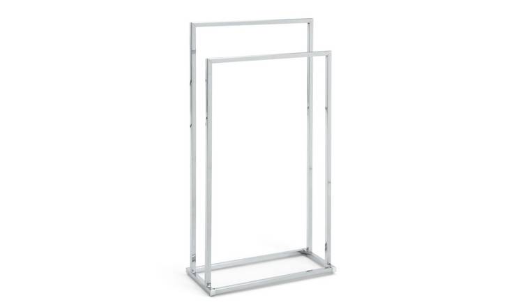 Chrome towel stand sale