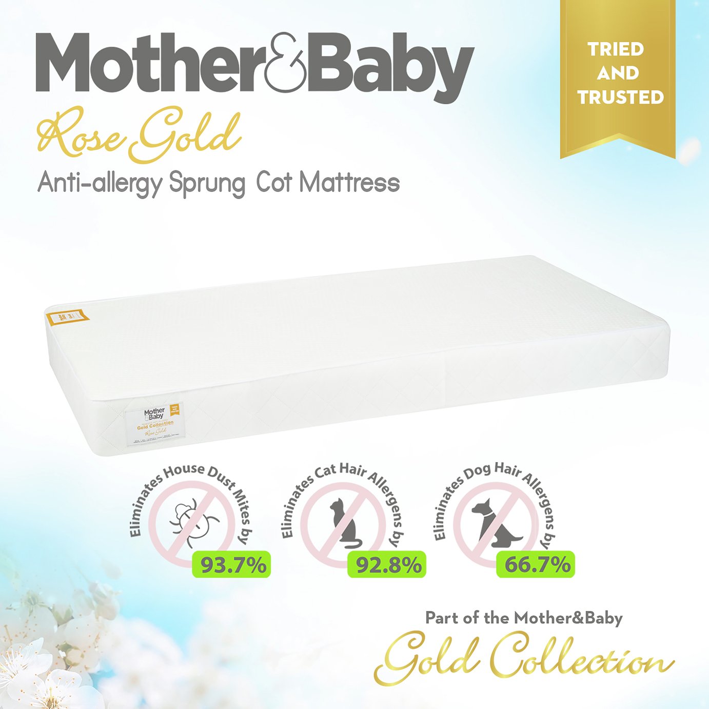 Mother&Baby 120 x 60cm Anti-Allergy Sprung Cot Mattress Review