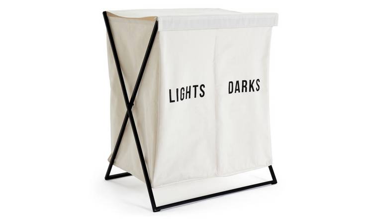 Lights and deals darks laundry hamper