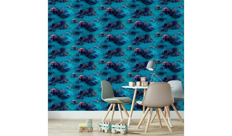 Arthouse Under the Sea Blue Wallpaper