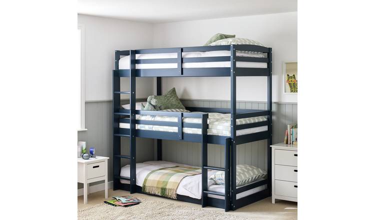 Habitat Josie Triple Single Bunk Bed - Blue