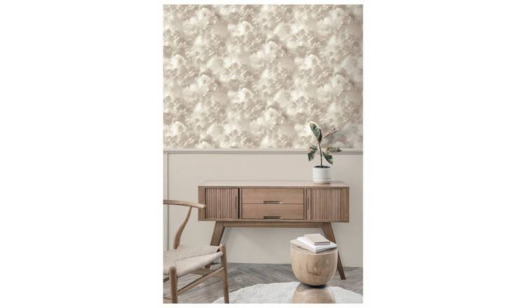 Arthouse Vanilla Skies Cream Wallpaper