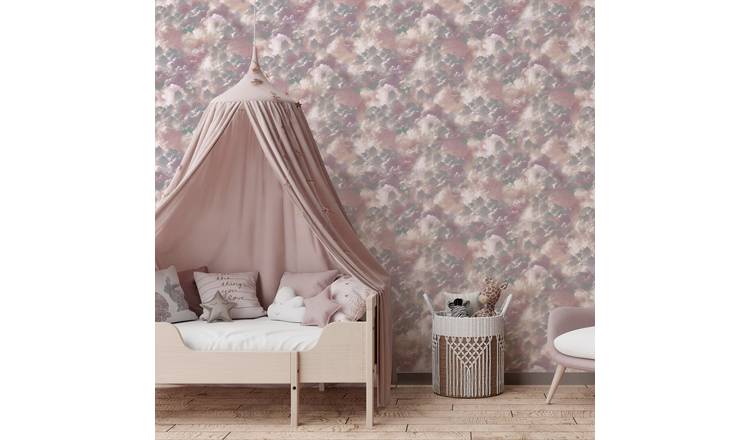 Arthouse Vanilla Skies Pink Wallpaper