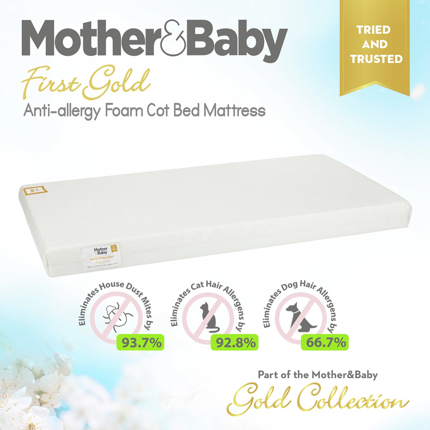 Mother&Baby 140 x 70cm Anti-Allergy Foam Cot Bed Mattress Review