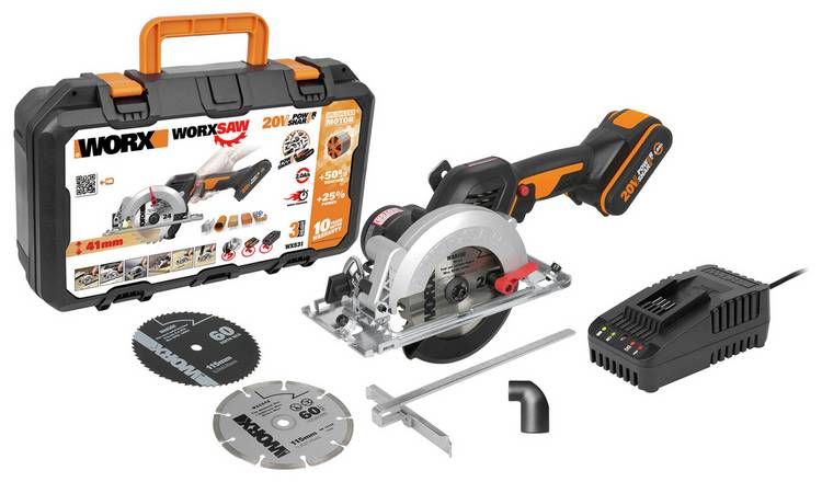 Buy Worx WX531 Cordless Compact Circular Saw 20V Saws Argos