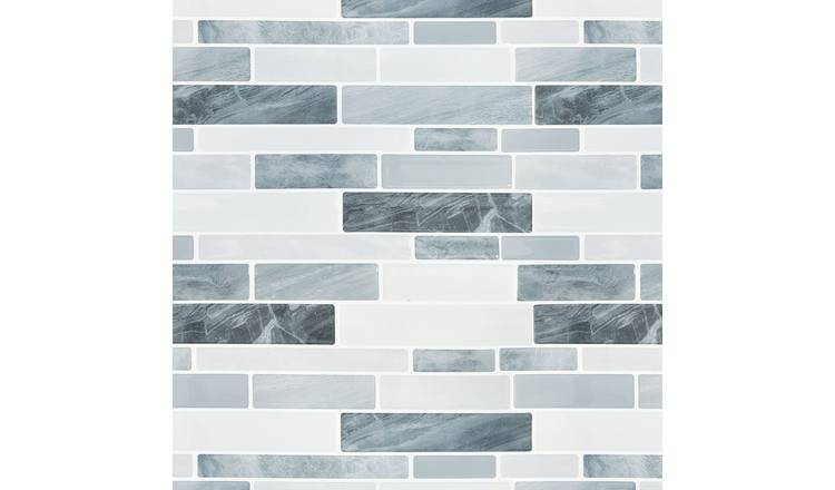 Arthouse  Geometric Wall Tile Grey Wallpaper