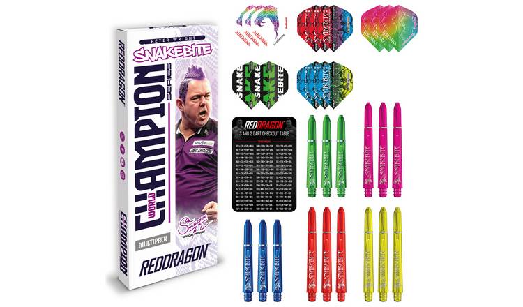 Red Dragon Peter Wright Snakebite Darts Accessories Pack