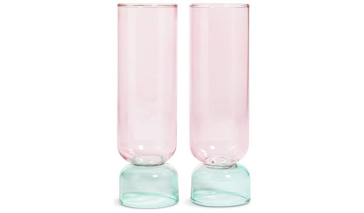 Habitat Two Tone Set of 2 Champagne Flute