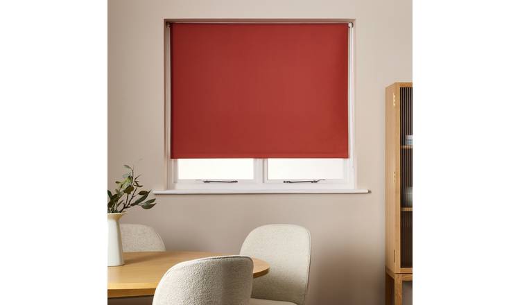 Habitat Blackout Cinnamon Roller Blind - 180cm