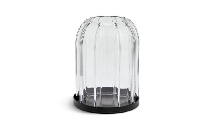 Habitat Glass Cloche Tealight Holder - Clear