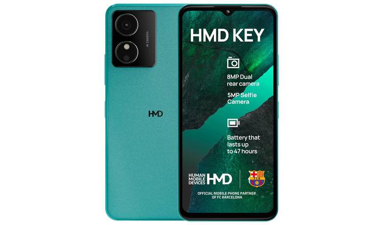 SIM Free HMD Key 32GB Mobile Phone - Icy Blue